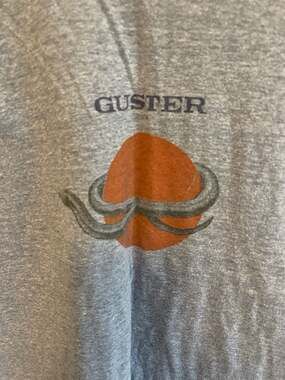 Guster Band Tour Logo Gray Ringer T-Shirt Size Medium, 2006 College Vibes